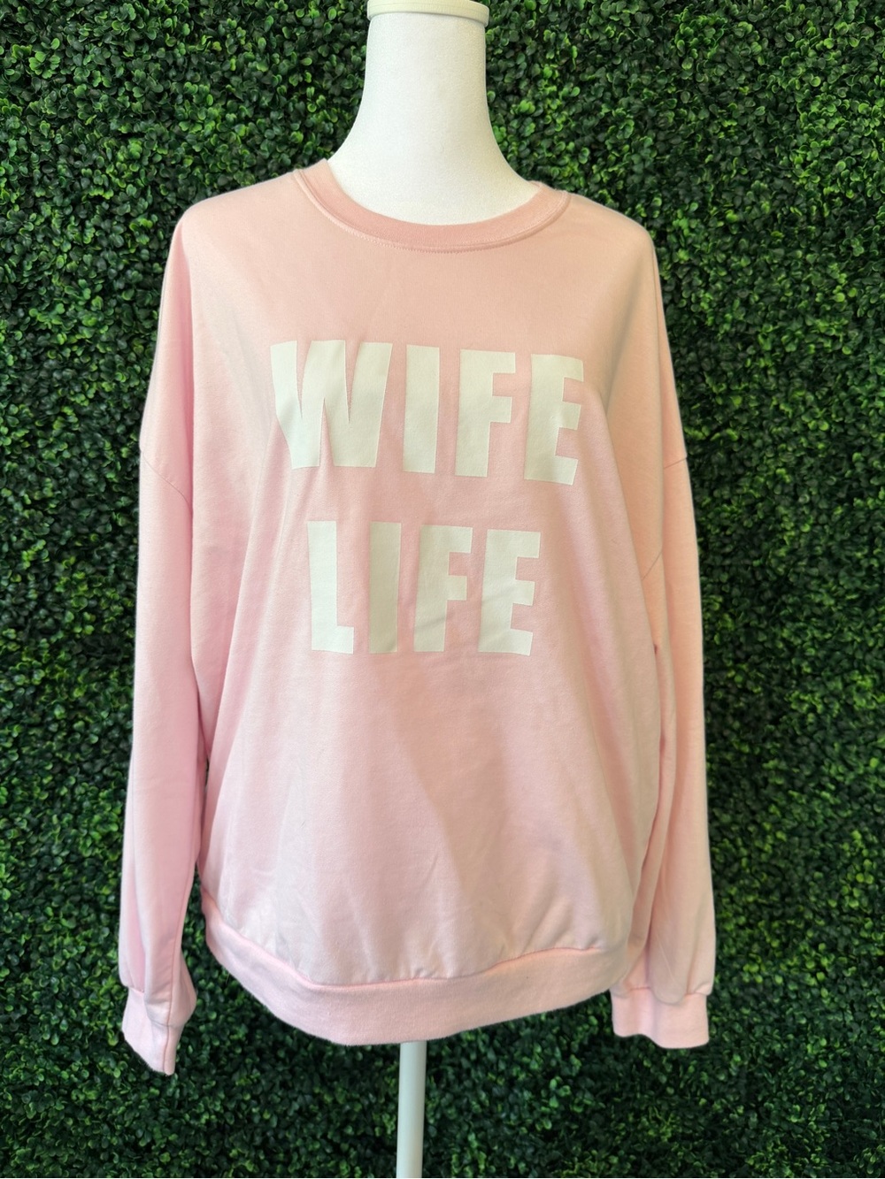 WIFE LIFE woman’s sweatshirt - wedding / engaged for bride